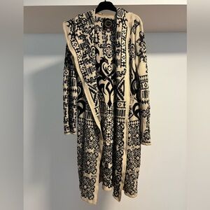 Johnny Was Biya embroidered hooded coat